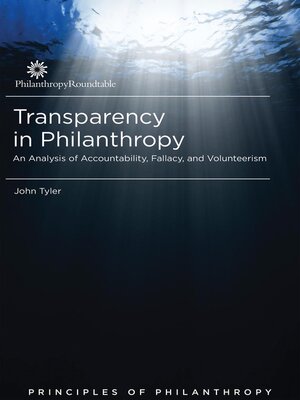 cover image of Transparency in Philanthropy